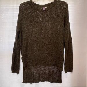 Alya Olive Knit Sweater